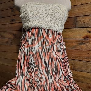 Floor length summer dress